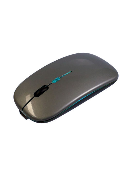 Мышь MB-2.4 беспроводная, оптическая, подсветка, 800-1600 dpi, USB, Bluetooth, серая