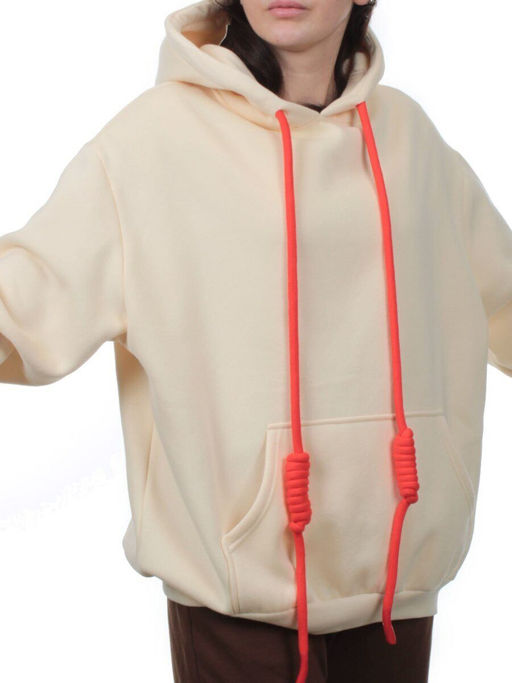 2226 MILK Толстовка женская (85% хлопок, 10% полиэстер, 5% спандекс) - Fashion фото 3