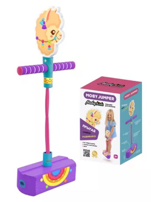 MobyJumper. Тренажер для прыжков со звуком Альпака - Moby kids фото 2