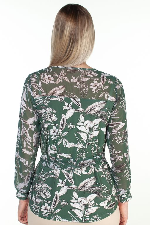 Блузка женская 4021/03/Серый, пудровый - Rise фото 11