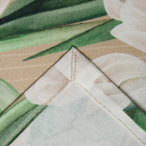 Дорожка на стол Этель Белые тюльпаны, 40?149 см, 100% хлопок, саржа 190 г/м?, бежевая