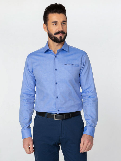 Сорочка мужская длинный рукав GREG 223/131/2957/Z/1  фото 10