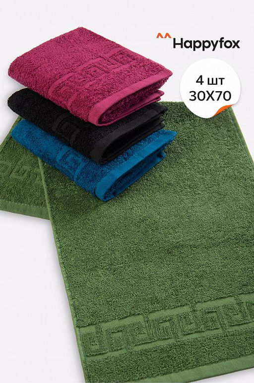 Набор махровых полотенец 4 шт. Happy Fox Home  фото 20