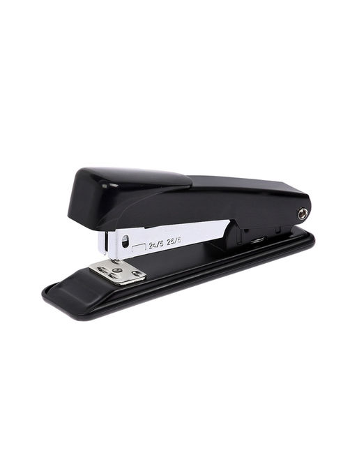 Степлер №24-26/6 18 л, металлический, чёрный