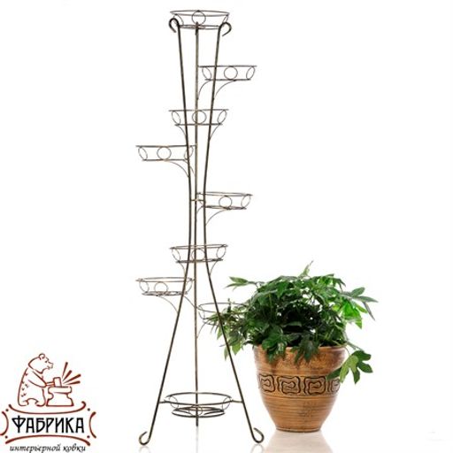 Стойка для цветов Классика 17-019 на 9 цветов - Фабрика интерьерной ковки фото 4