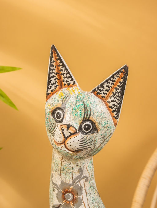 Сувенир «Кошка», 60×14×6 см, дерево, МИКС