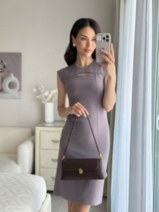 Платье Саньетто (лиловый) - Nadi bordo фото 6