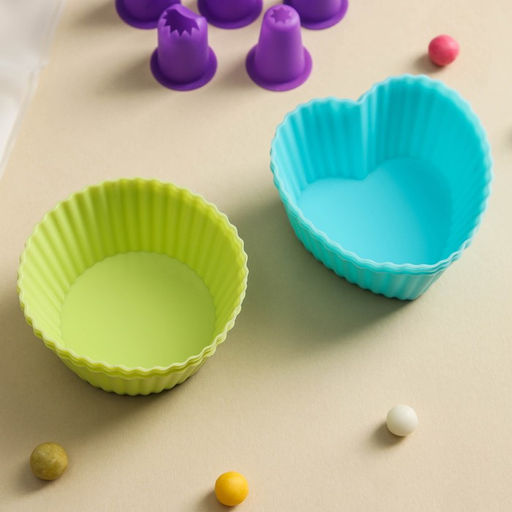 Набор кондитерский, 15 предметов: 8 насадок, 6 формочек, кондитерский мешок с адаптером - Simaland фото 5