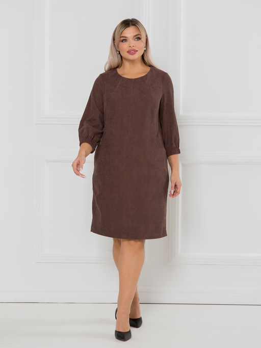 Платье 1437 шоколадный - Novita фото 5