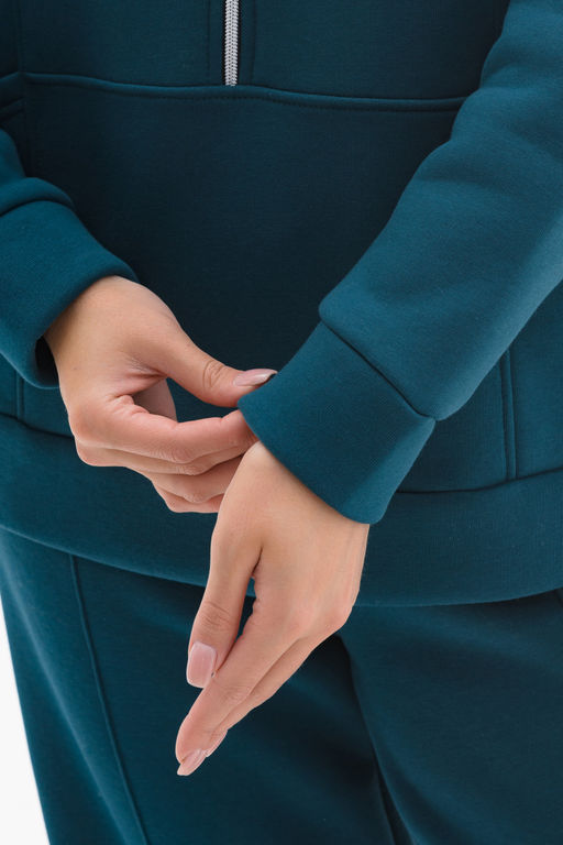 толстовка свитшот Футер 3-х нитка начес - Solo mio фото 8