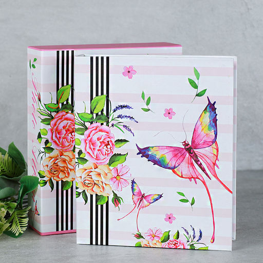 Фотоальбом 80 фото 10x15 Бабочки / 9343 /уп 48/ - ГалеонТрейд фото 4