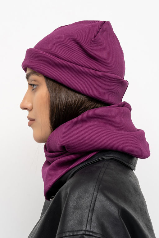 Комплект шапка+снуд