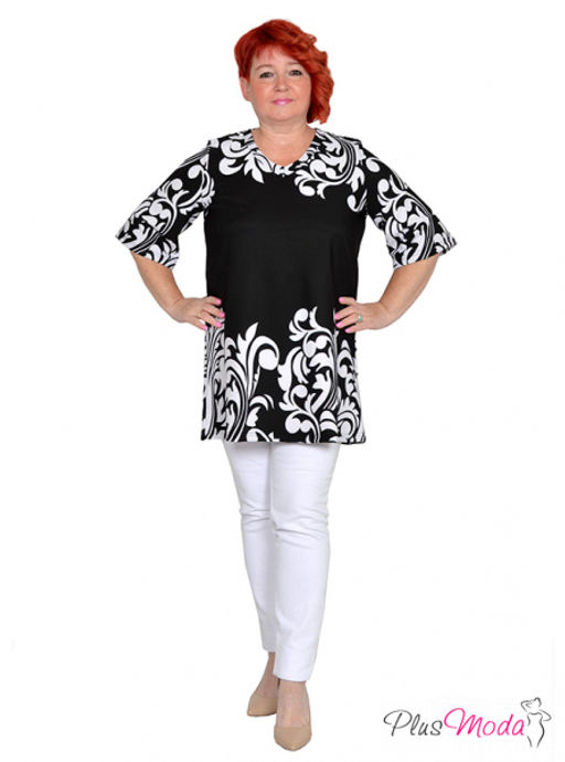 Туника Модель №1802 размеры 44-84 - Plusmoda фото 10
