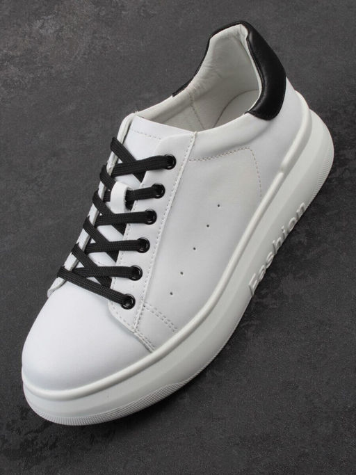 03-YC151-2 WHITE Кроссовки женские (натуральная кожа)