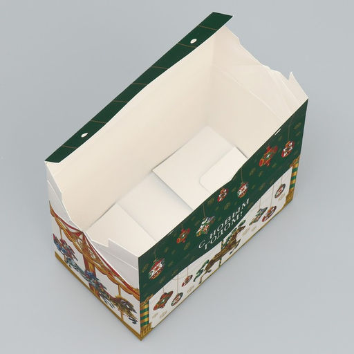 Цена за 5 шт. Коробка подарочная для сладостей «С Новым годом!», 10×18×14 см