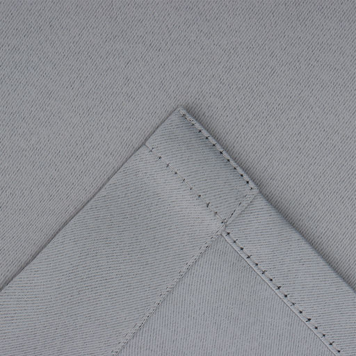 Штора портьерная «Этель», 130×300 см, серая, блэкаут