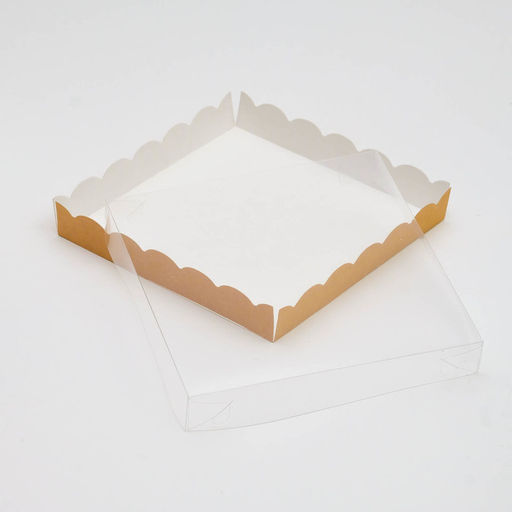 Цена за 10 шт. Коробочка для печенья, крафт, 20 х 20 х 3 см - Simaland фото 2