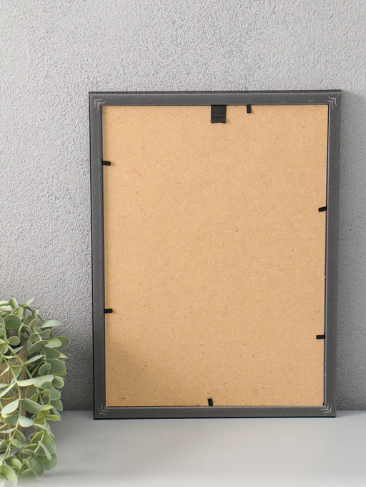 Фоторамка для фото 21×29.7 см (А4) Oframe, пластик, чёрный, (пластиковый экран)