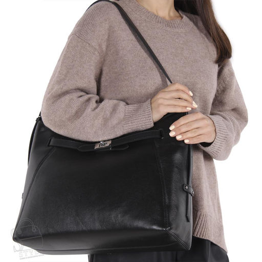 Сумка женская кожаная 2072VG black Vitelli Grassi в Новосибирске