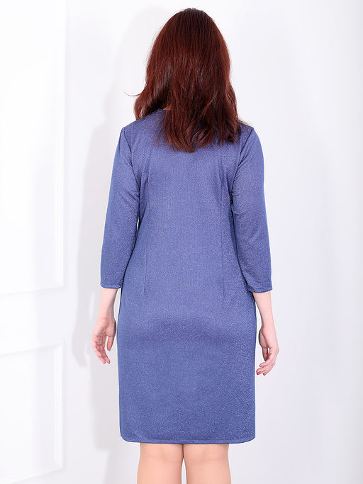 2В 4857.С2 Платье+ брошь - Almond фото 6