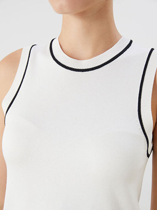 Bisiklet Yaka Kad?n Triko Atlet