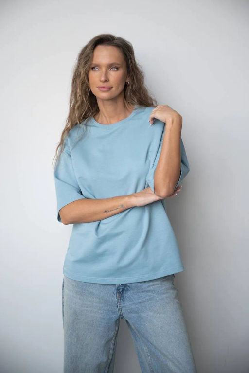 Футболка ТП 536-6 Голубой - T.C.T фото 4