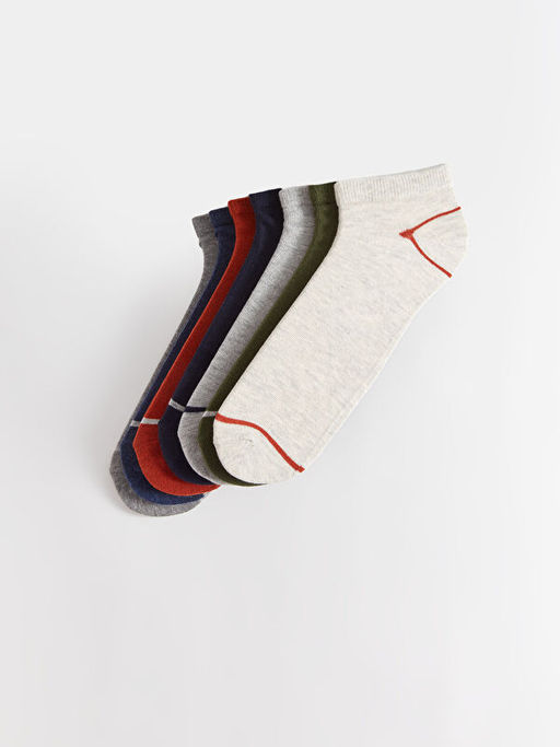 Desenli Erkek Patik ?orap 7li