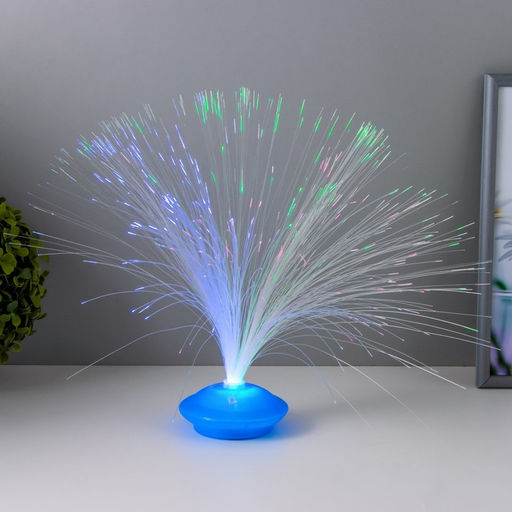 Фигурка светящаяся RISALUX «Веер. Фонтан», LED-ночник, 32 см, МИКС