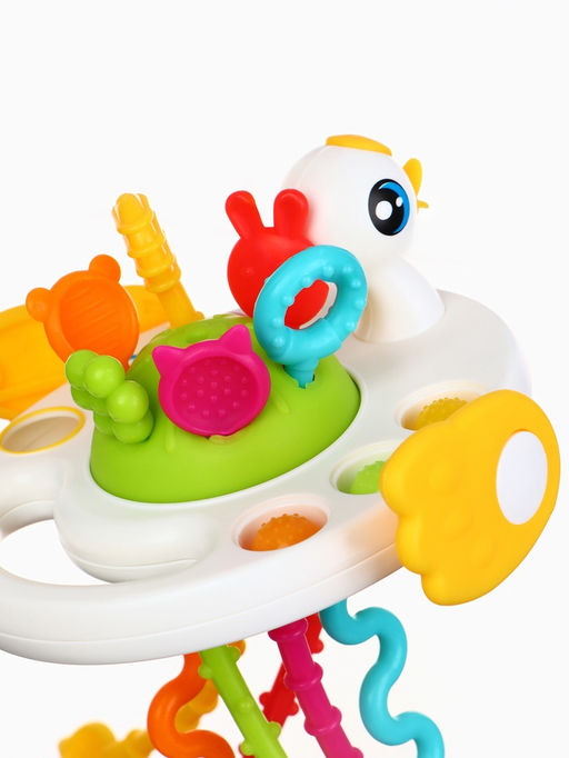 Развивающая игрушка «Уточка-тянучка», от 6 мес.
