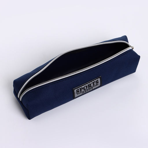 Косметичка-пенал на молнии Sports happy, синяя - Simaland фото 3