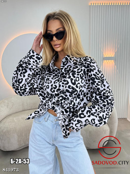 Рубашка женская с принтом