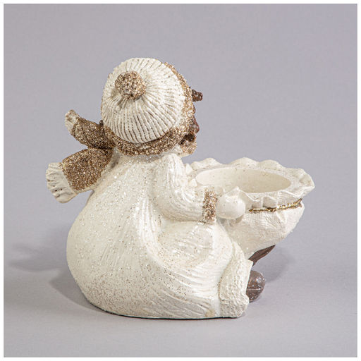 ПОДСВЕЧНИК АНГЕЛ 12,8Х10,3Х12 СМ - Lefard фото 3