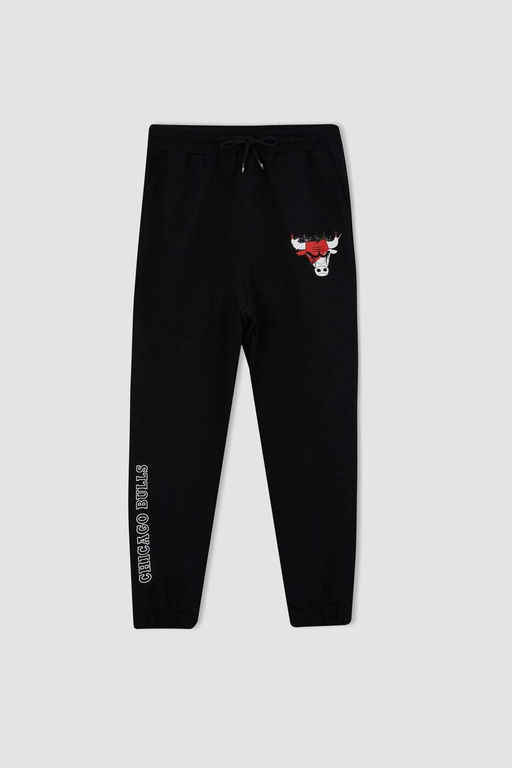 DeFactoFit Спортивные штаны свободного кроя для джоггеров NBA Chicago Bulls фото 8