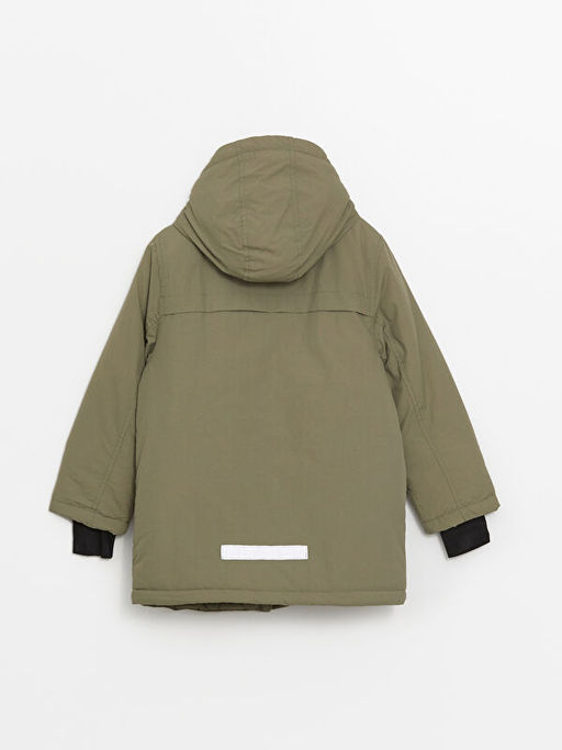 Kap??onlu Reflekt?r Detayl? Erkek ?ocuk Mont - Waikiki фото 2