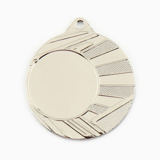 Цена за 2 шт. Медаль под нанесение, d=4 см Цвет серебро. Без ленты