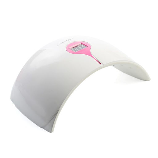 Лампа для гель-лака Luazon LUF-13, LED, 24 Вт, дисплей, 15 диодов, 220 В, белая