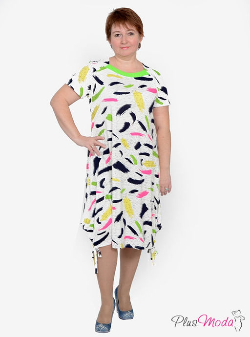 Платье Модель №29 размеры 52-70 - Plusmoda фото 2
