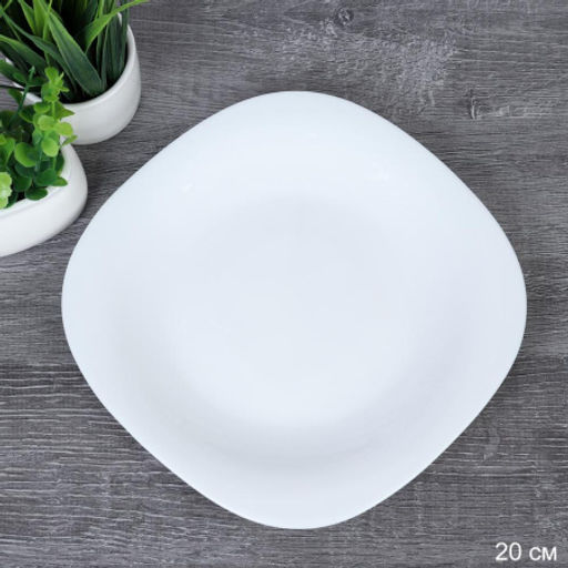 Тарелка квадратная 200 мм белая / FP-80XN (WHITE) /уп 6/48/ - ГалеонТрейд фото 7