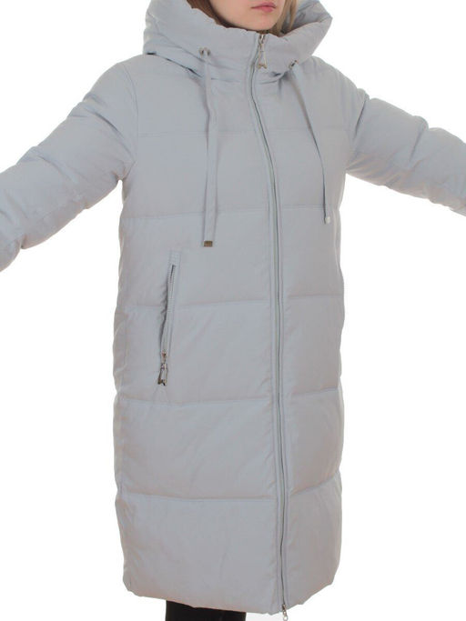 235 LT. BLUE Пальто зимнее женское (200 гр. холлофайбер) - Fashion фото 2