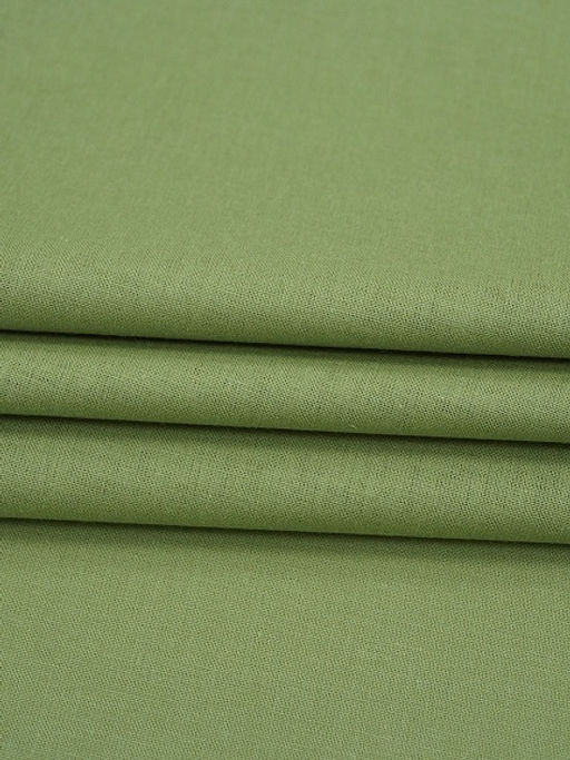 Поплин цв.Кленовый зеленый, СОРТ2, ш.2.2м, хлопок-100%, 105гр/м.кв - Купава фото 2