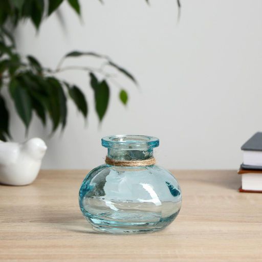 Ваза для цветов «Кэйдис», 300 мл, d=4 см, 9×10 см, стекло