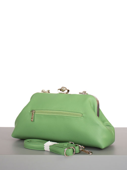 LACCOMA сумка Паола-Л815-спаржа эко кожа хлопок фото 3