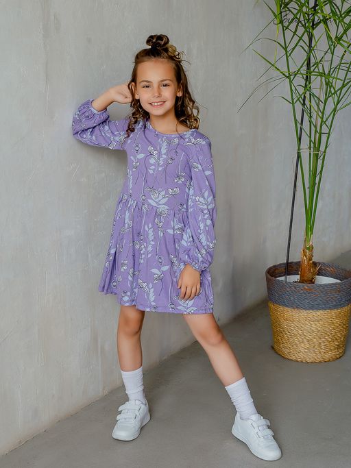 Платье Моана маки лаванда - Sovalina фото 6