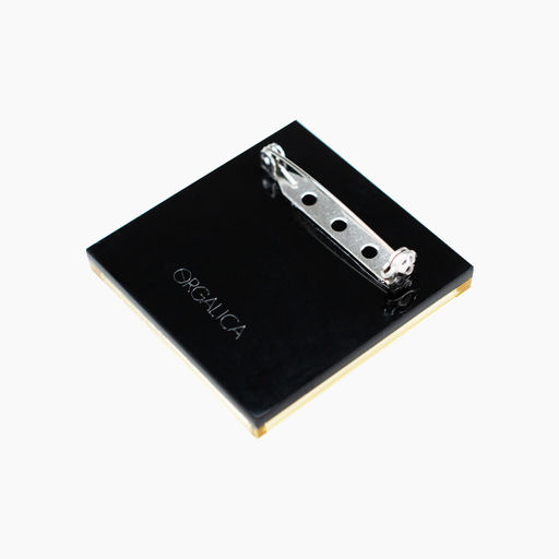 Брошь Ванильный квадрат - Orgalica фото 2