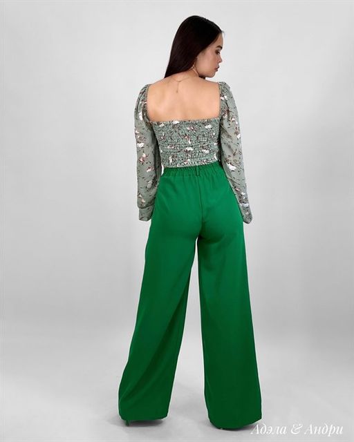 Топ Адэла (фисташковый) - Nadi bordo фото 5