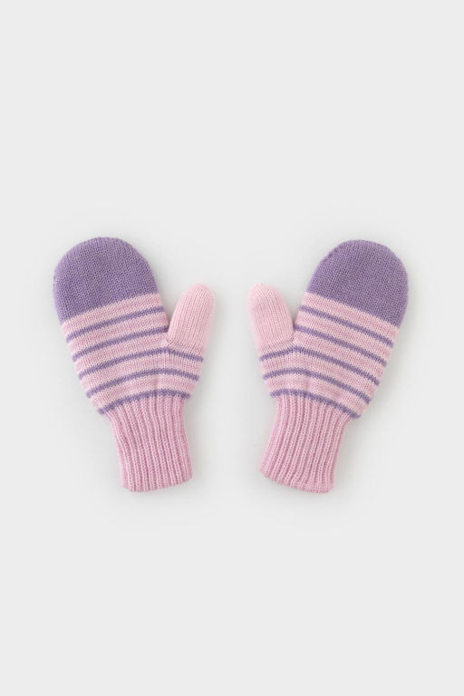 КВ 10009/24ш/розовая сирень,св.сиреневый варежки дет