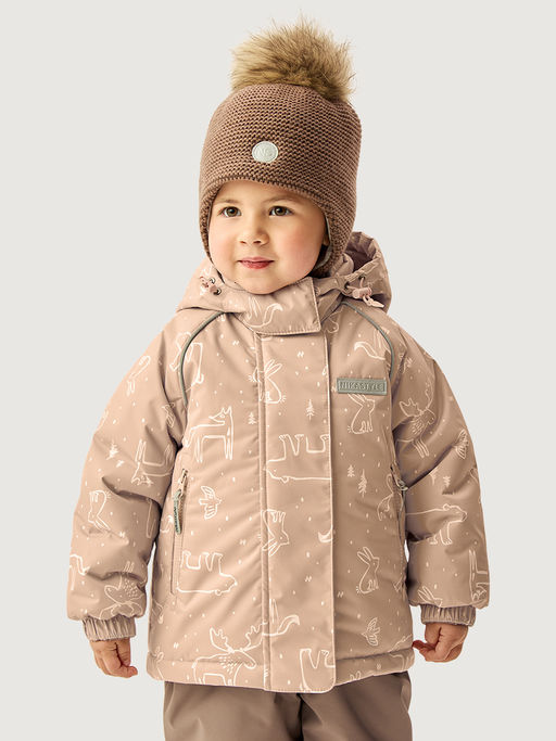 Костюм 7з0426 пудра/какао