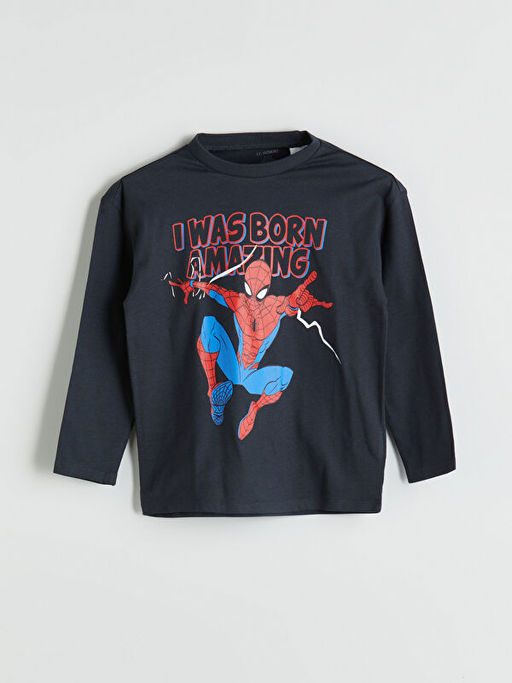 Spider-Man Bask?l? Erkek ?ocuk Ti??rt