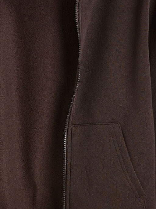 Kap??onlu Erkek ?ocuk Fermuarl? Sweatshirt