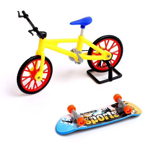 Набор пальчиковый скейтборд и велосипед, МИКС - Woow toys фото 2
